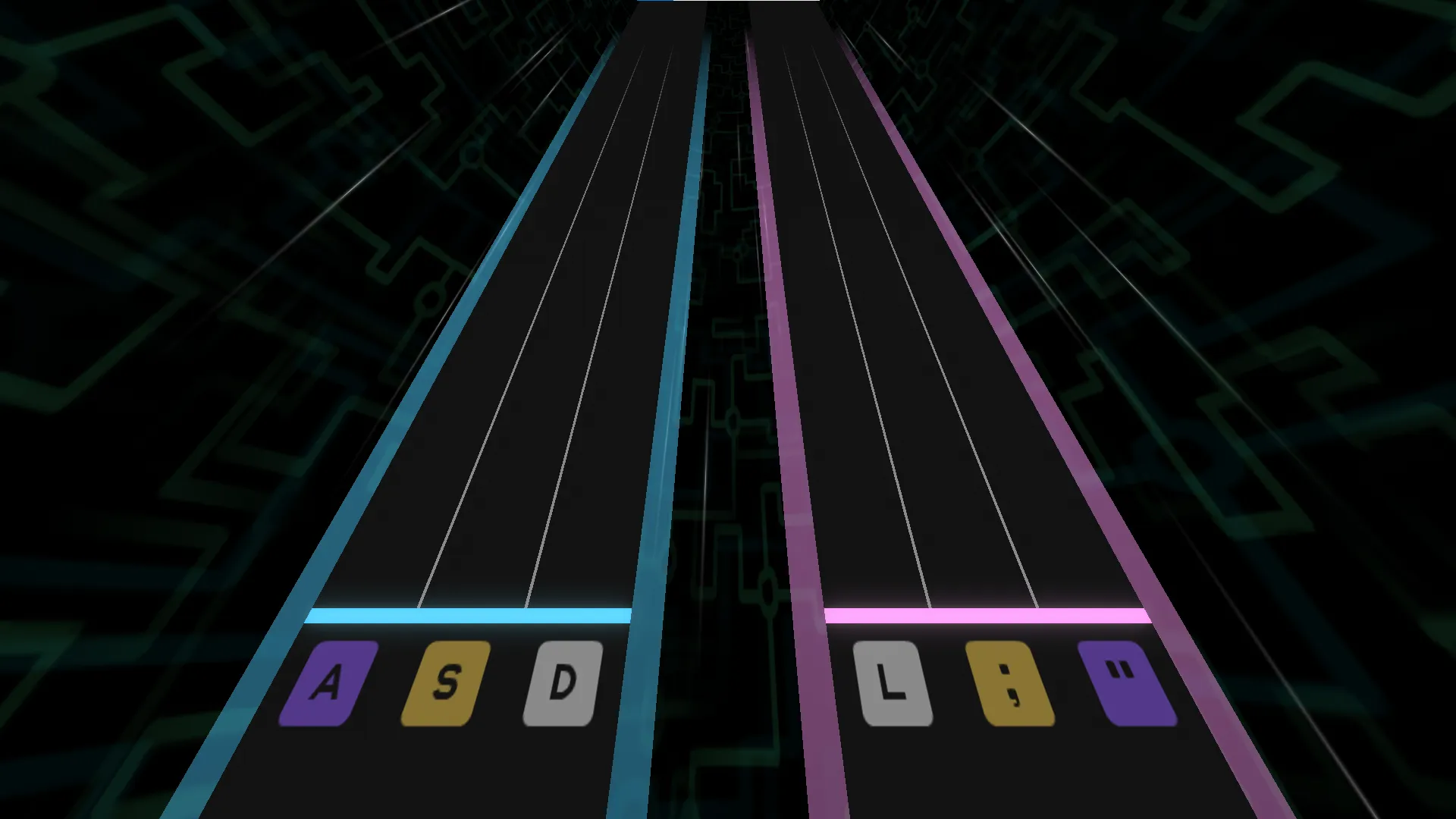 EX-XDRiVER screenshot within a chart, where the left and right paths are at 0 alpha